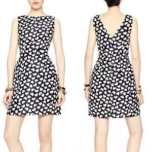 Kate Spade Dancing Hearts Domino Dress size 10 NWT